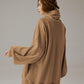 Oversized sweatshirt med rullkrage - Elegant komfort 